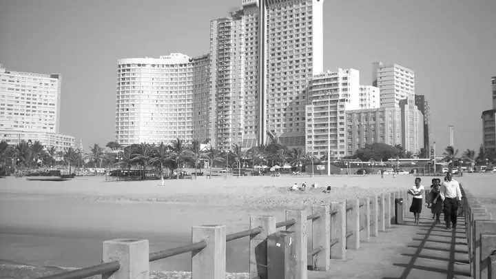 Durban coastal travel view